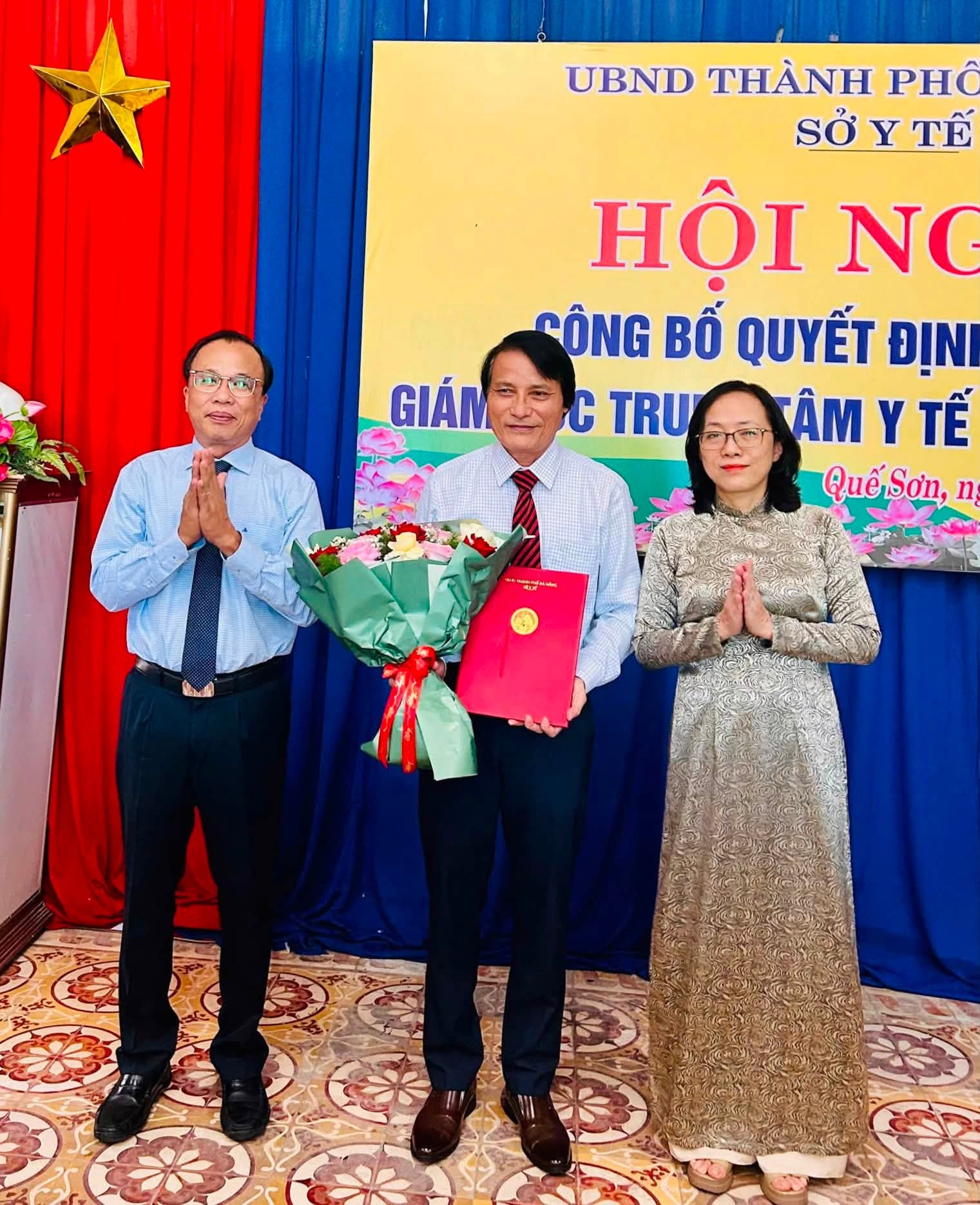 CÔNG BỐ QUYẾT ĐỊNH VỀ CÔNG TÁC CÁN BỘ TẠI TRUNG TÂM Y TẾ KHU VỰC QUẾ SƠN